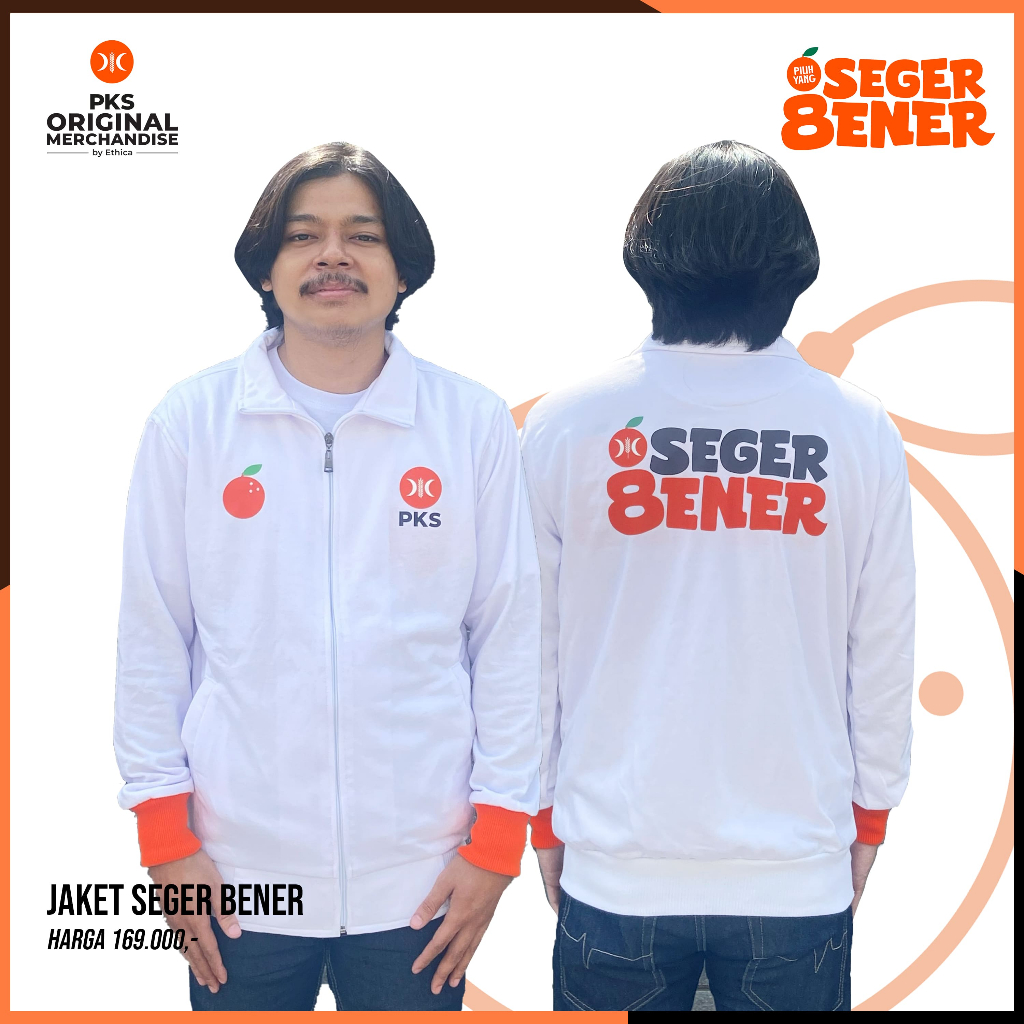 PKS Merchandise | Jaket Seger Bener Orange Jaket PKS Laki-Laki