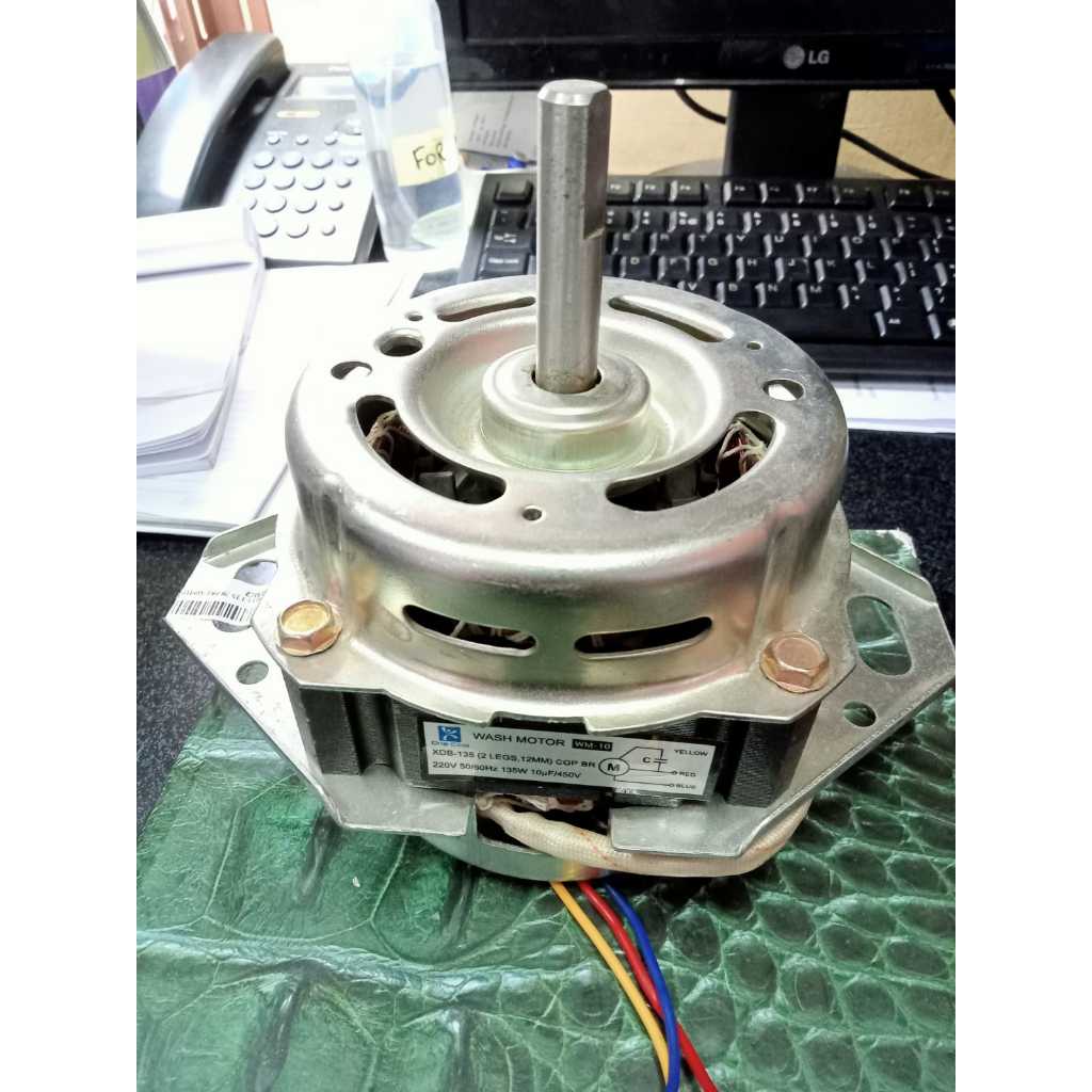 DINAMO MESIN CUCI POLYTRON 1 TABUNG XD135 10UF /DINAMO PENCUCI / WASH MESIN CUCI SATU TABUNG POLYTRO