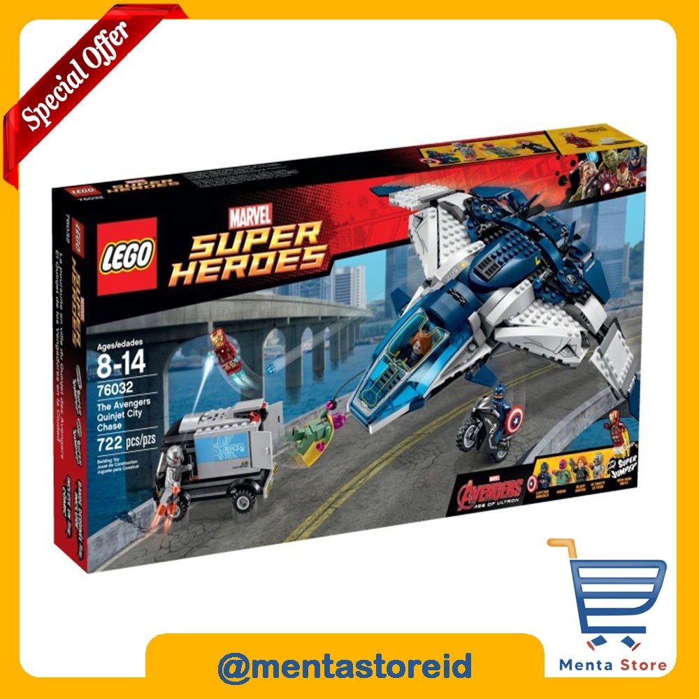 LEGO Super Heroes # 76032 The Avengers Quinjet City Chase Avenger