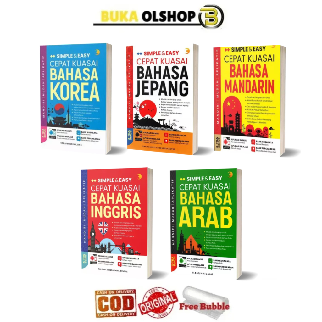 Cepat Kuasai Bahasa Mandarin Bahasa Arab Bahasa Korea  BahasaJepang Bahasa Inggris (CAESAR)