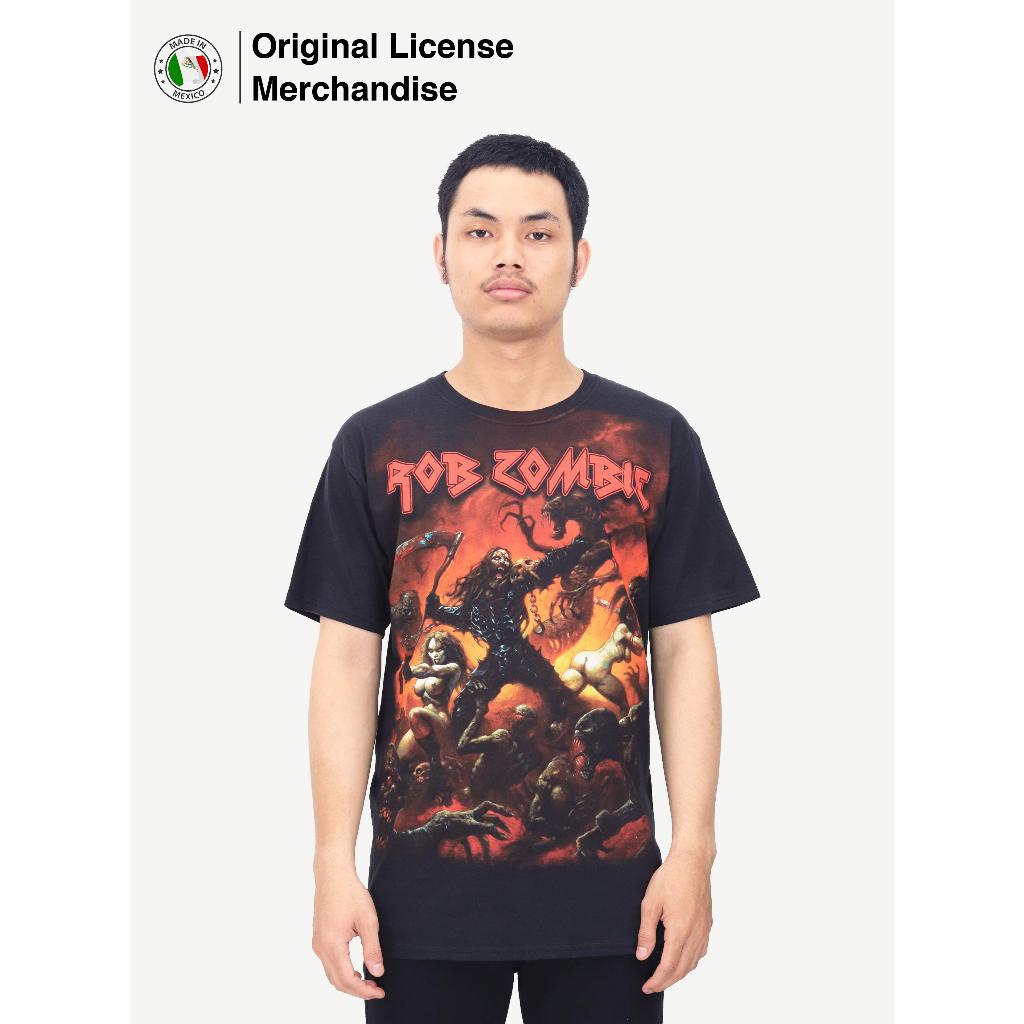 Kaos Baju Metal Band Musik Original Premium Cotton Pria Wanita Dewasa Import ROB ZOMBIE Battle Jumbo