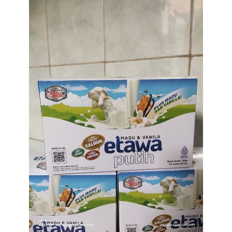

Susu kambing etawa putih ratu lebah box 10's