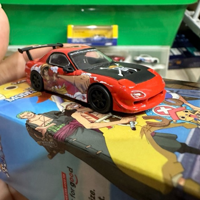 TARMAC MAZDA RX7 ONE PIECE LUFFY - LOOSE
