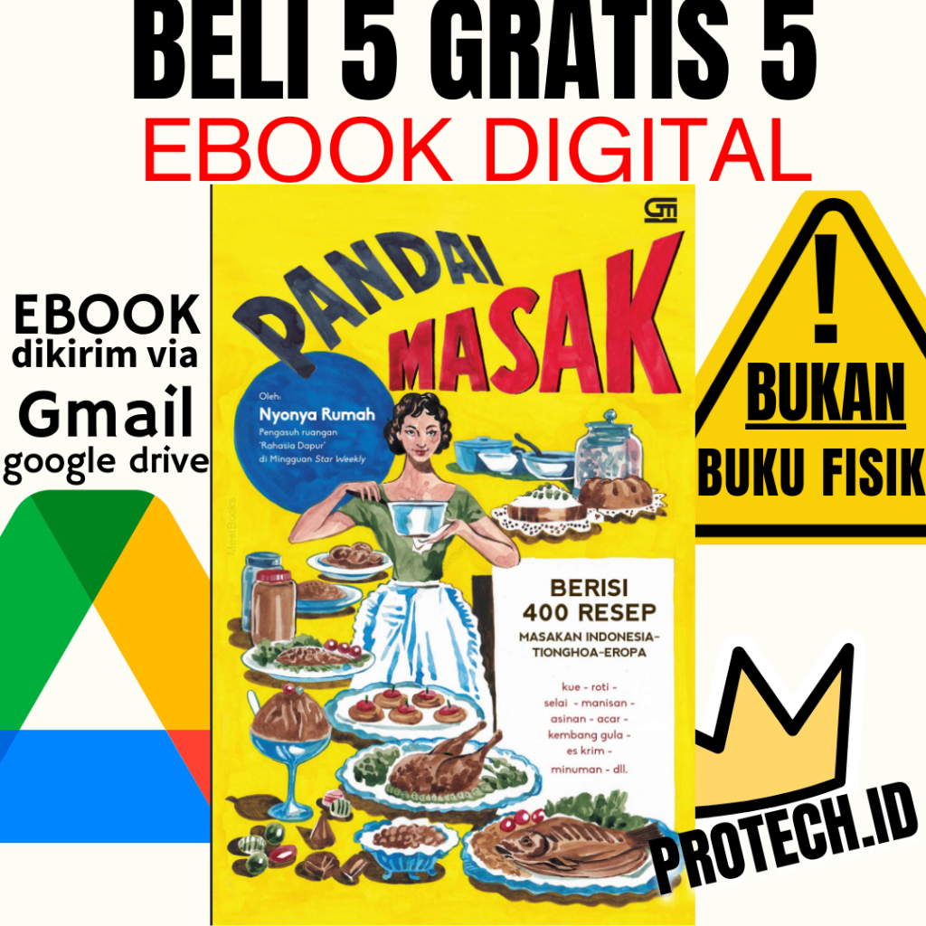 

(107) Pandai Masak ; Berisi 400 Resep Masakan Indonesia - Tionghoa - Eropa