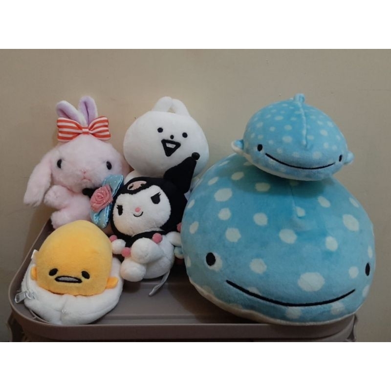 plush ballchain mascot jinbe-san kuromi usagyun gudetama loppy