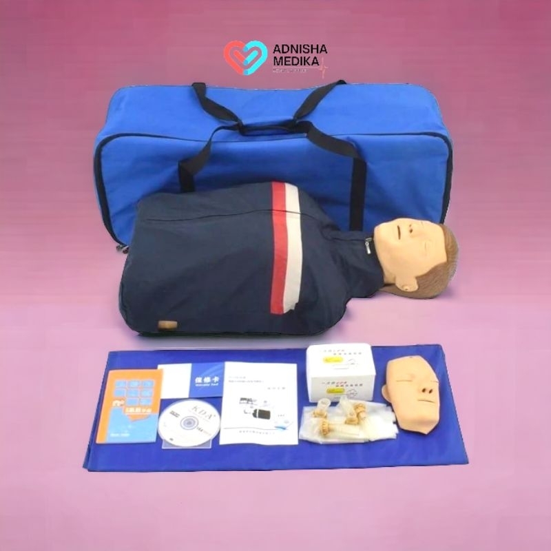 

ALAT PERAGA MANIKIN MODEL CPR HALF BODY / MANIKIN MODEL SETENGAH BADAN