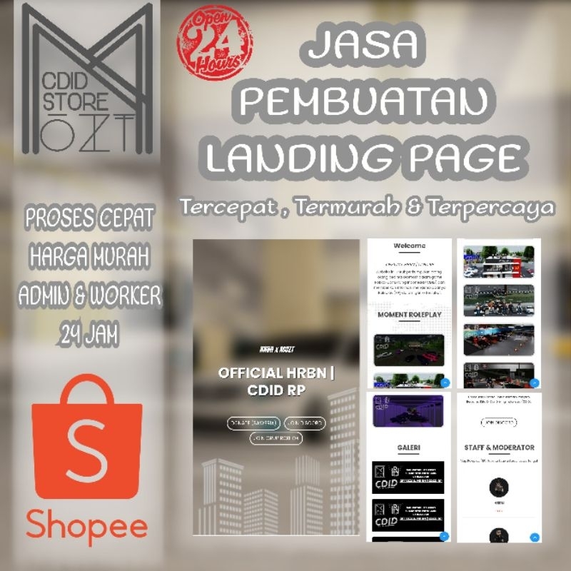 Jasa Pembuatan Landing Page Via Blogspot Mudah Murah
