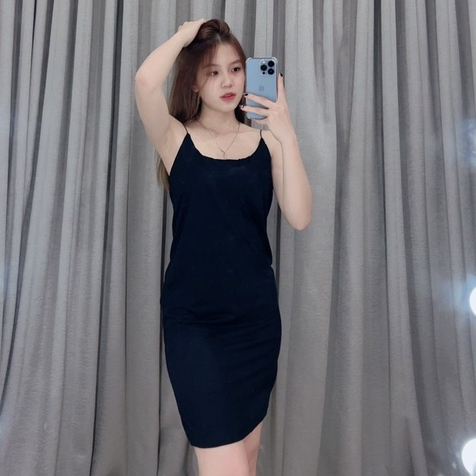 Dress tanktop spaghetti 1531 | Dress korea slim