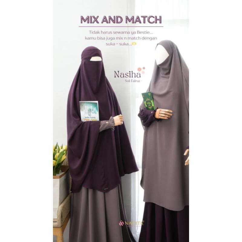 [BISA COD] EID SERIES GAMIS NASIHA by NACITA / GAMIS POLOS SYARI