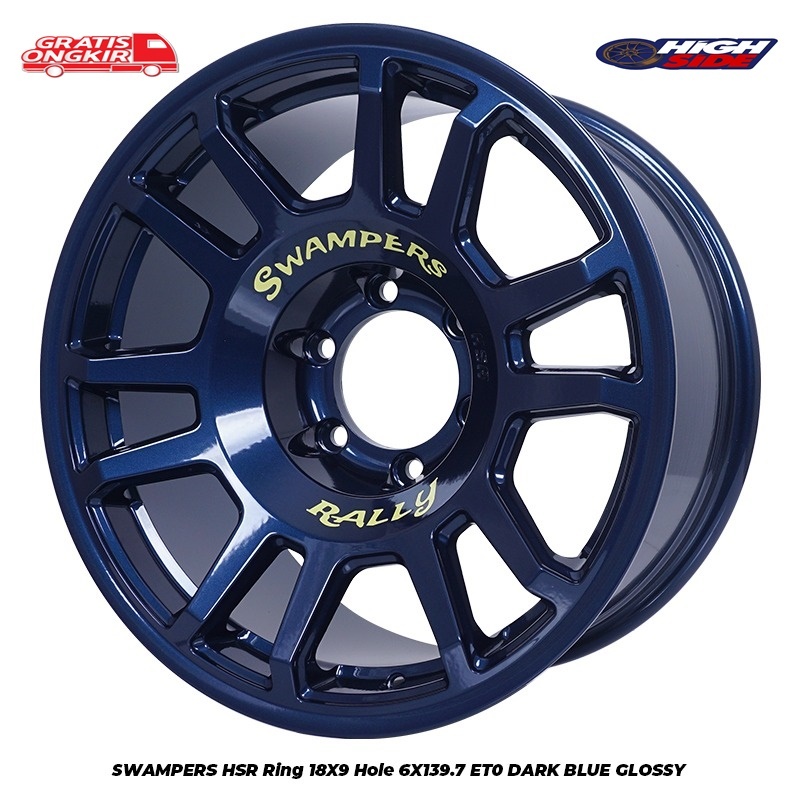 Velg Racing Untuk Mobil Mitsubishi Pajero Sport Ring 18 Hsr Swampers