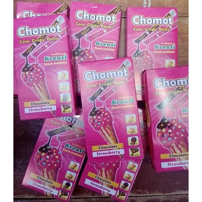 

Chomot Cone Crispy Pasta Isi 12 Pcs