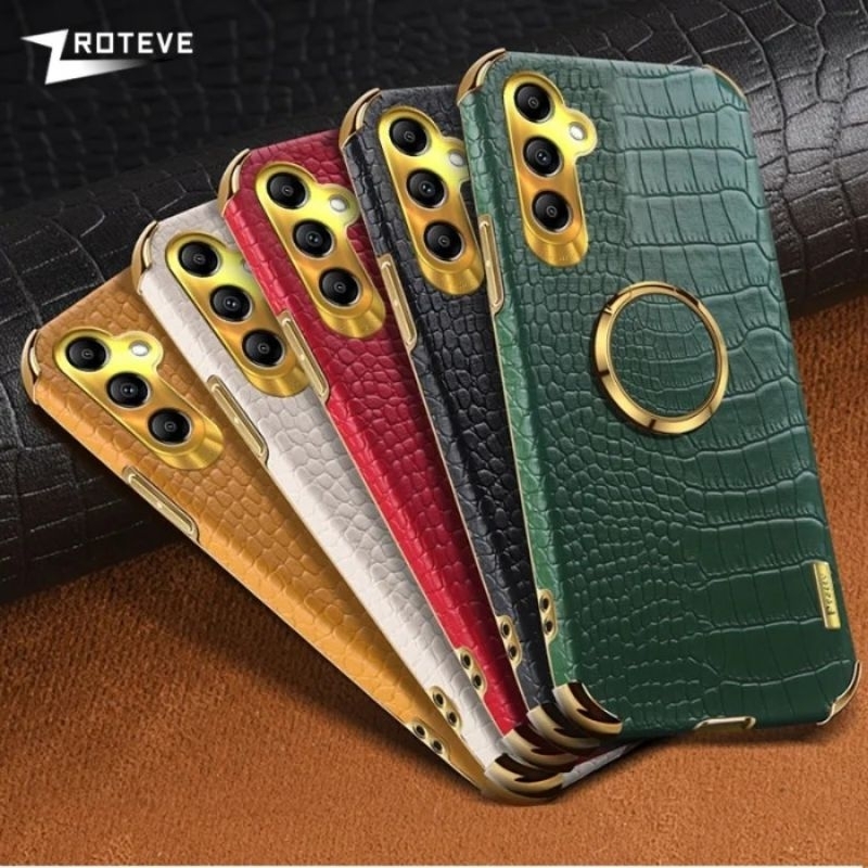 Crocodile Pattern Case Samsung Galaxy S23 FE S23FE SamsungS23FE Softcase Leather Casing HP