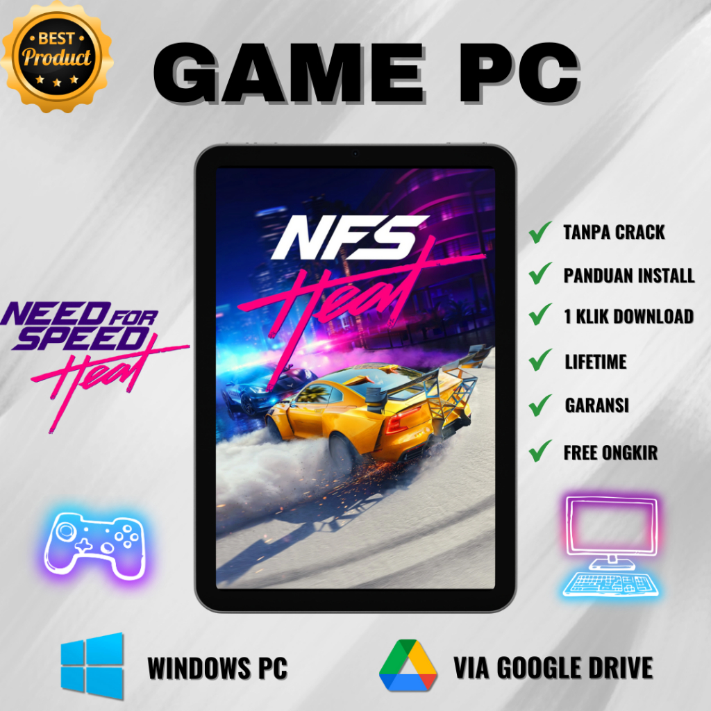 NEED FOR SPEED HEAT NFS HEAT GAME PC/LAPTOP TANPA CRACK