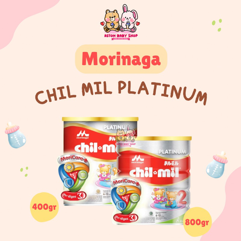 Morinaga Chil Mil Platinum 400gr / 800gr Susu Bayi 6-12 Bulan