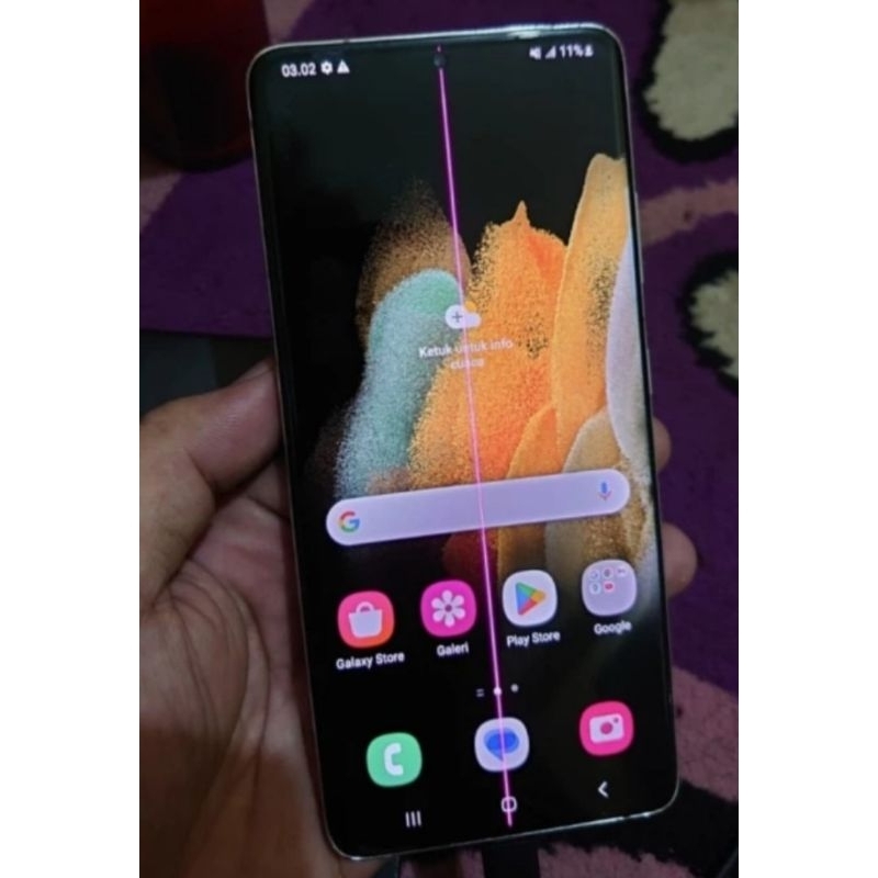 Lcd Touchscreen Samsung Galaxy S21 Ultra ORI Copotan TERMURAH