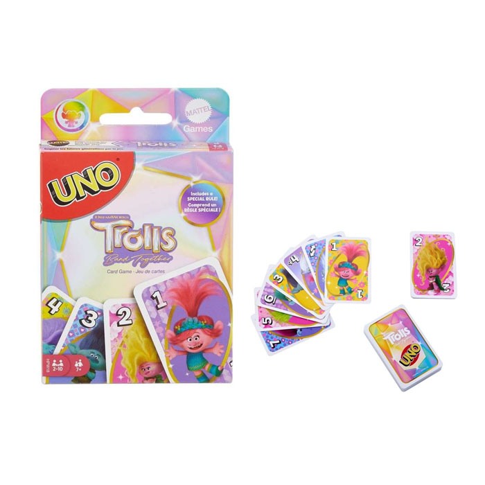 UNO Trolls Band Together Card Games