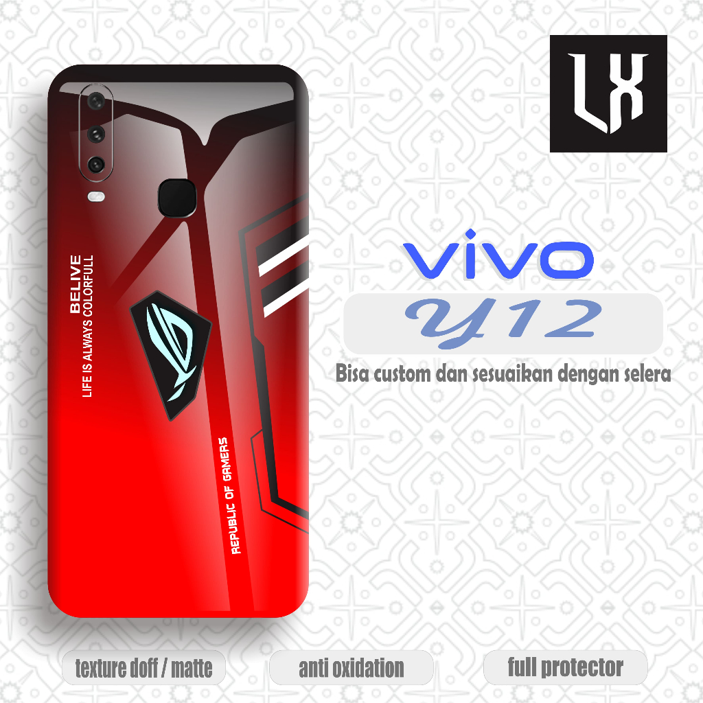 Garskin/Stiker/case VIVO Y12 Motif republica (pie2cis)