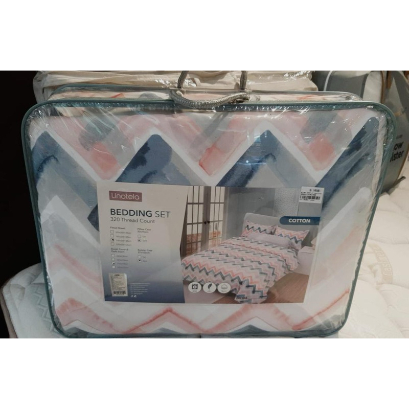 Bedding set sprei dan bedcover katun informa