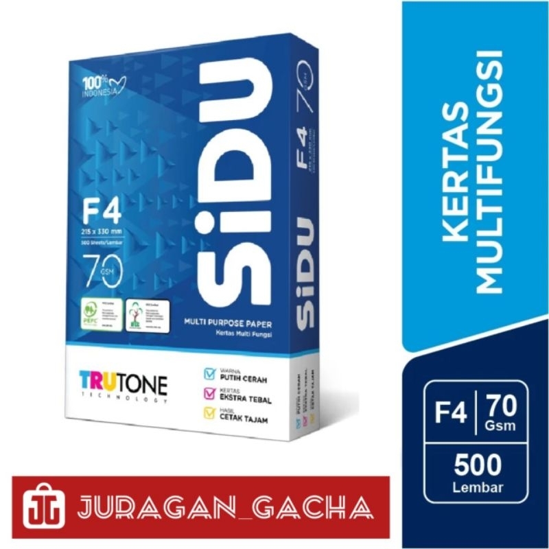 

Sidu Kertas FotoCopy F4 70 Gsm - JG