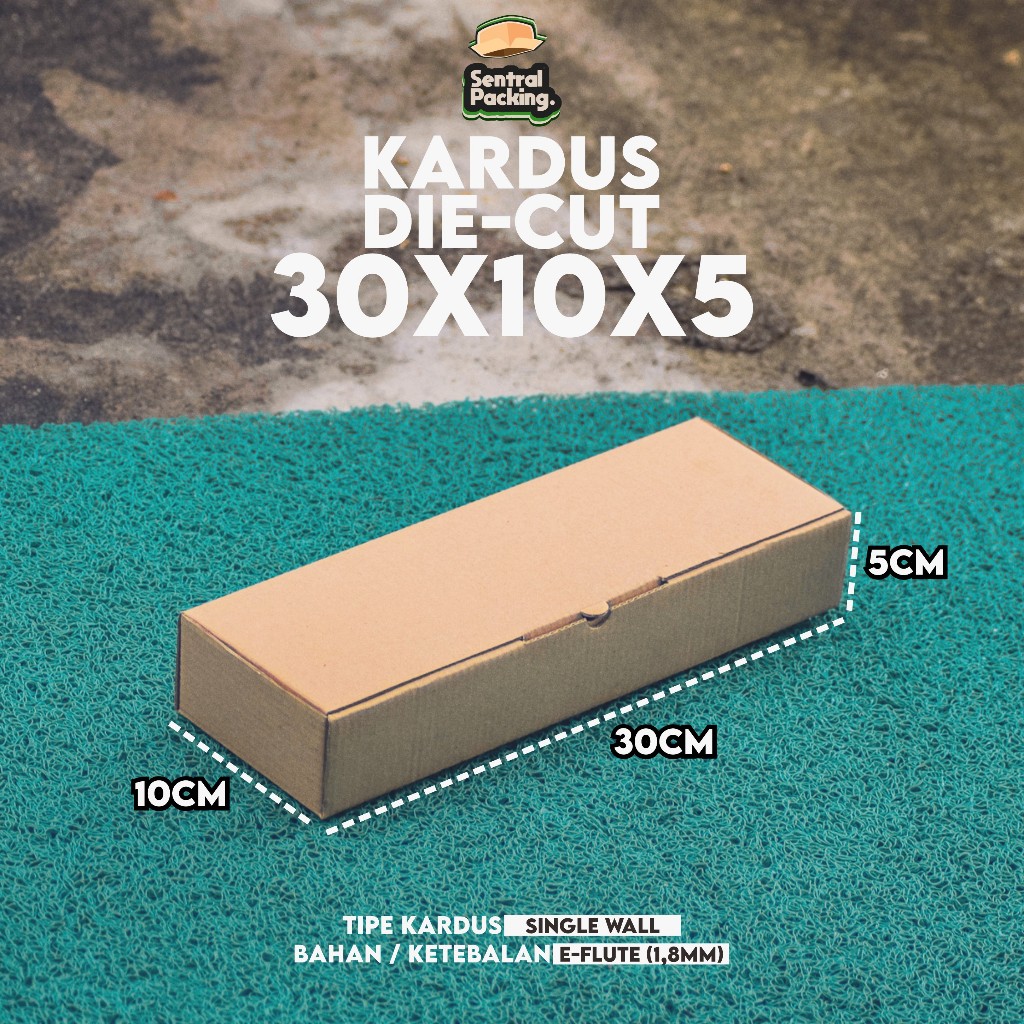 

Kardus Die-Cut Polos / 30x10x5 / Kardus Packaging / Kardus Souvenir / E-Flute (Min 5Pcs)