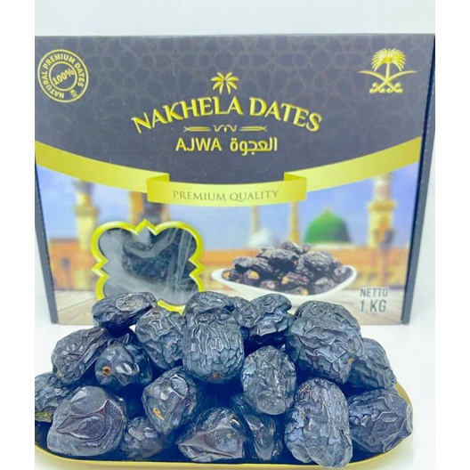 

Terlaku Kurma Ajwa Ajwa Al Madinah Ajwa Nakhela dates1kg