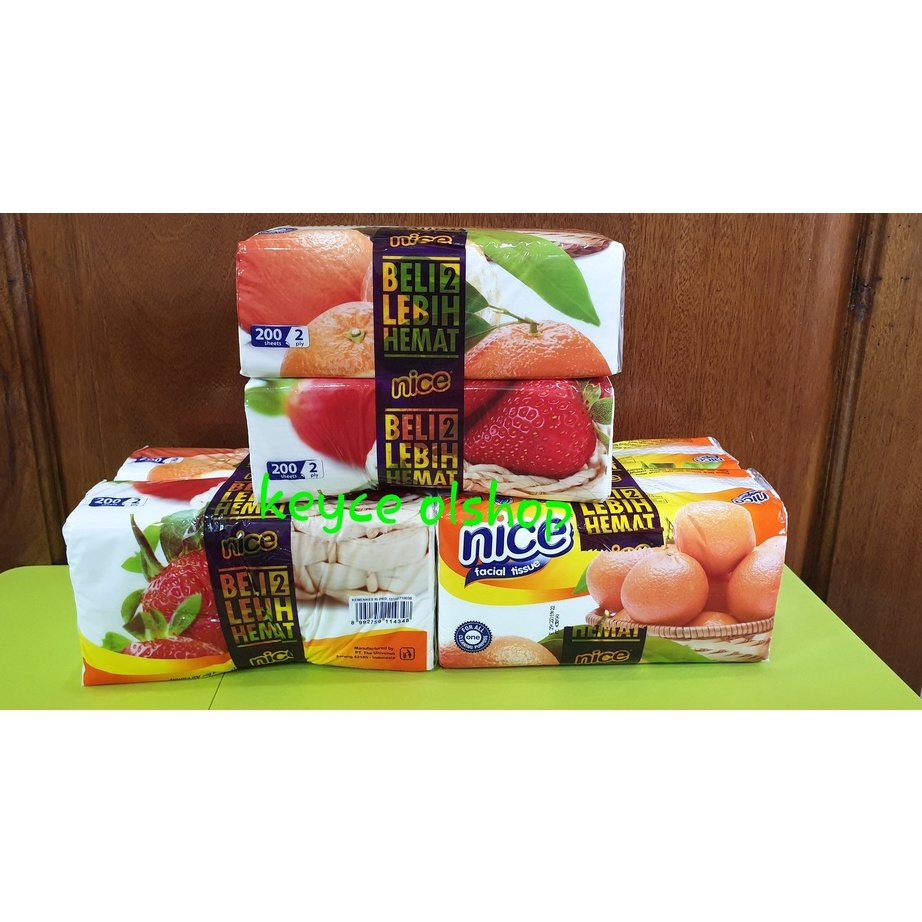 

TissueTisuTisue facial Nice Buah 2S x 2ply buy 1 get 1 free