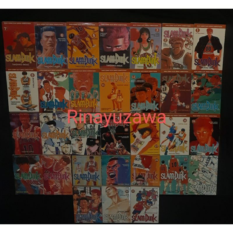 Komik Bekas Slamdunk 1-31 Tamat by Takehiko Inoue - Anime Slam Dunk -