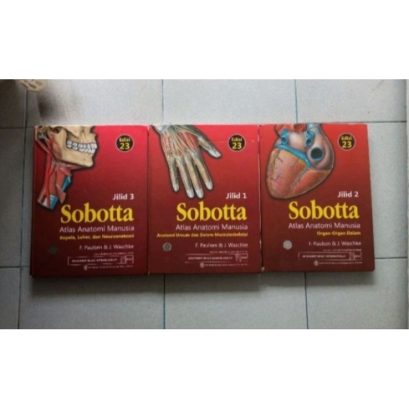 

3 Jilid Plus Tabel Sobotta Original Hologram (Second)