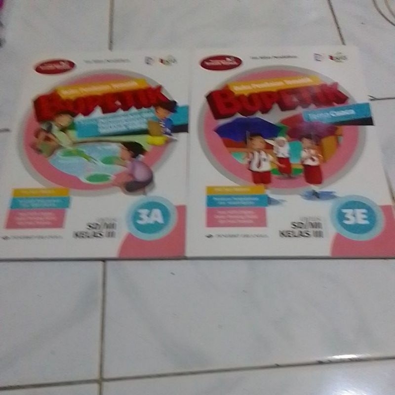 BUPETIK untuk kls 1A. 3 A. 3E. 4 C  SD/ MI ( Buku baru ORIGINAL )