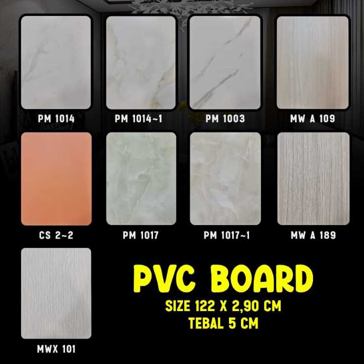 PVC Wallboard Marmer PVC Dekorasi