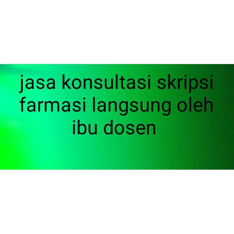konsultan skripsi farmasi