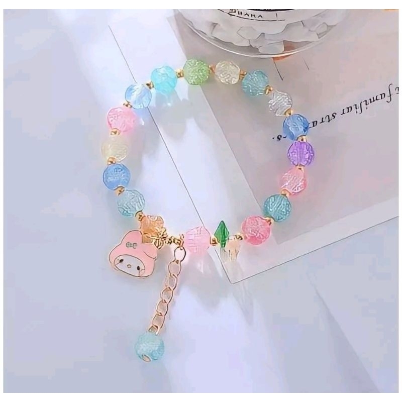 Gelang Manik Manik Korea Kristal Karakter