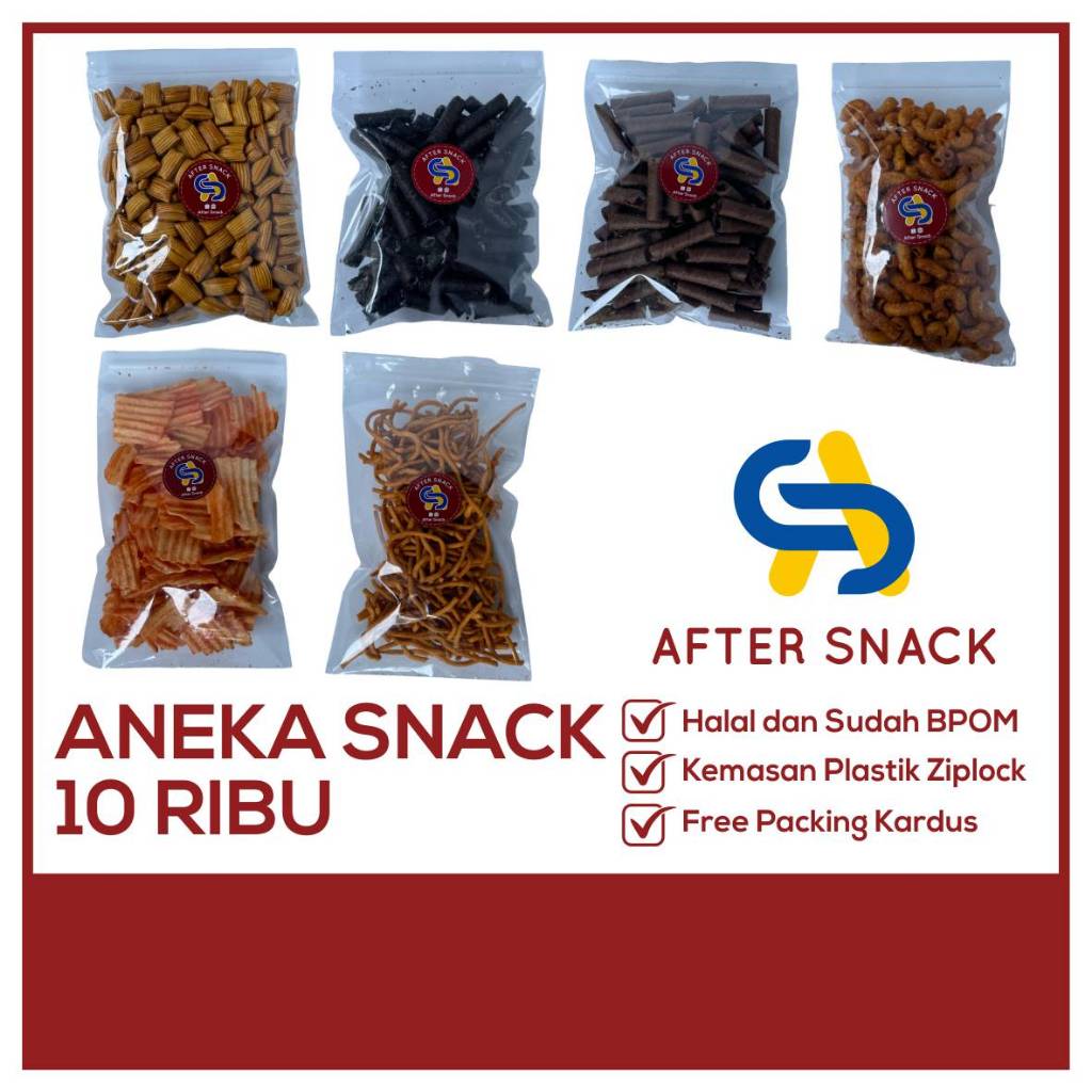 

Aneka Snack Serba 10.000 / Cemilan Murah / Makanan Ringan Murah 10 RIBU
