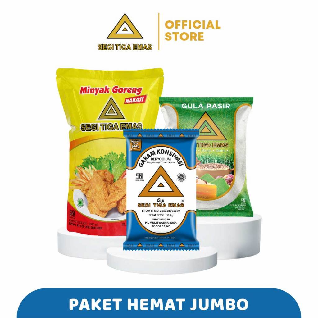 

Paket Hemat Jumbo Segi Tiga Emas