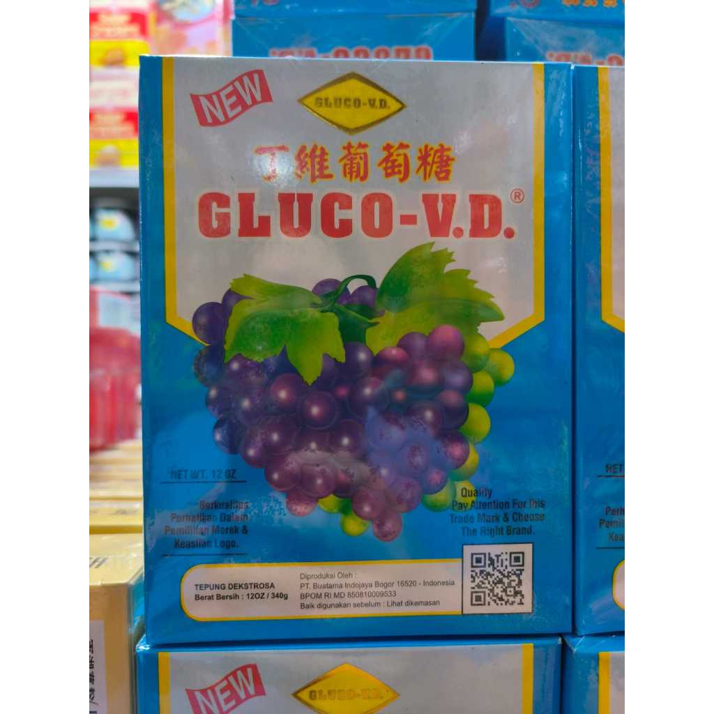 

Glukosa / Tepung Dekstrosa GLUCO VD 340gr 12oz / Gula Anggur