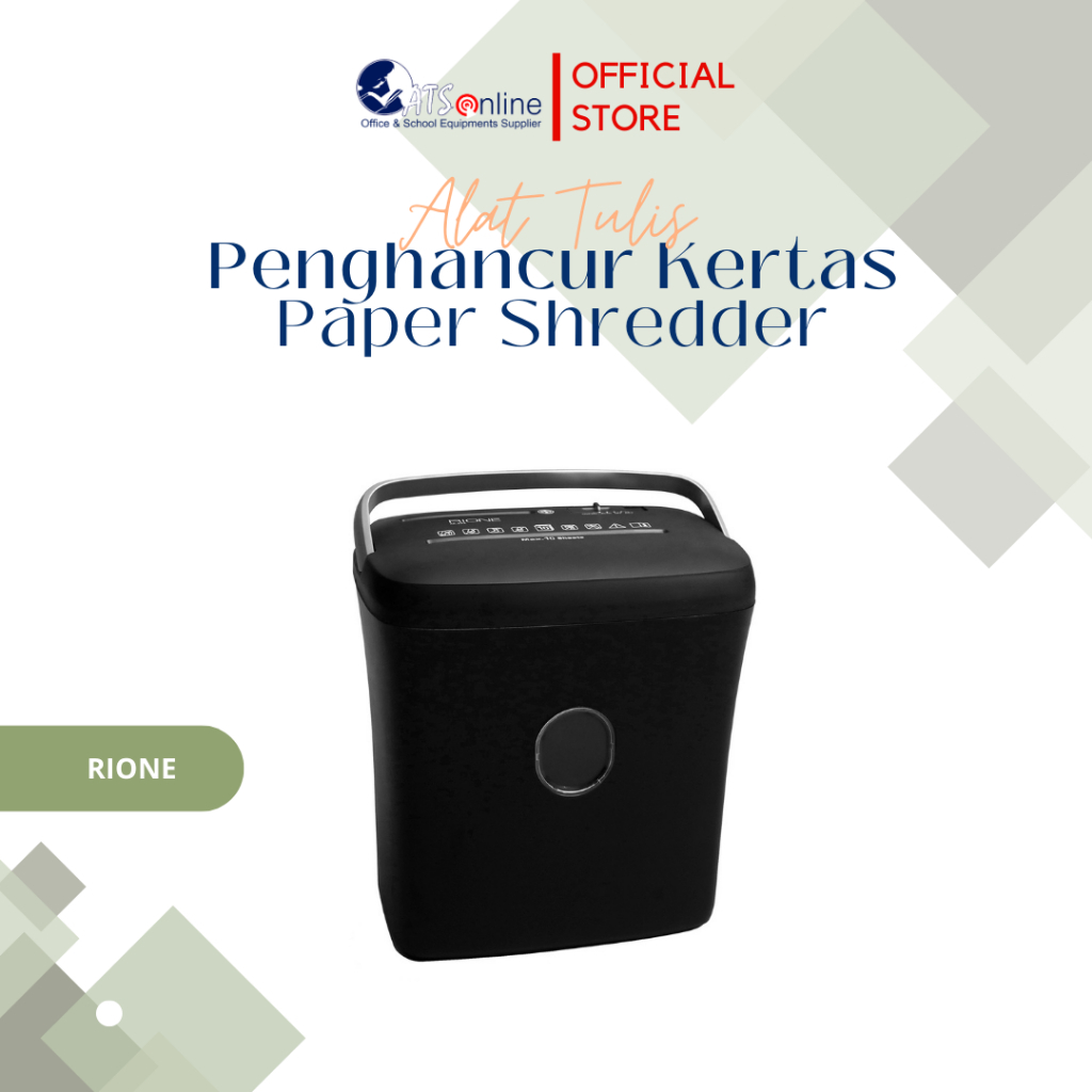 RIONE Penghancur Kertas / Paper Shredder