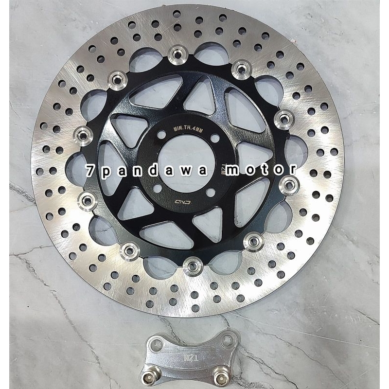 cakram racing tzm floating  300mm + braket  cnc  motor rx King new