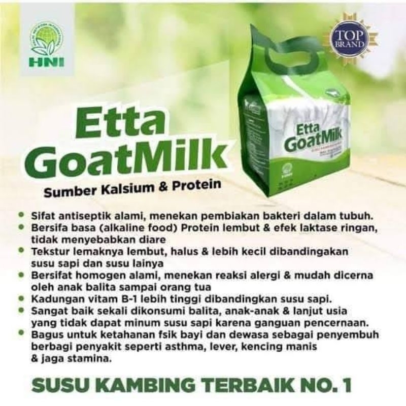 

Etawa Goat Milk