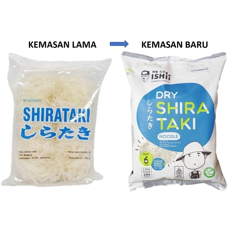 

Mr. Ishii Dry Shirataki Noodle Mie Kering Shirataki 200g NEW PACKAGING (isi 4 pcs) Mie kering shirataki dry noodle Mr. Ishii (KemasanBaru200g - isi 4pcs) AMBICO Mie Shirataki Kering 200 Gr / 250Gr Dry Shirataki Mr. Ishii LOW CARBS Gluten Free