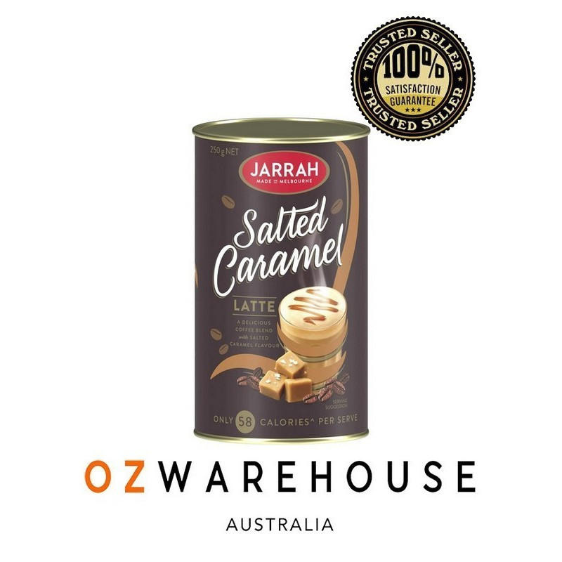 

Jarrah Salted Caramel Latte , Brazilian Cafe Latte Brazil Delight , French Vanilla Latte French Style 250g