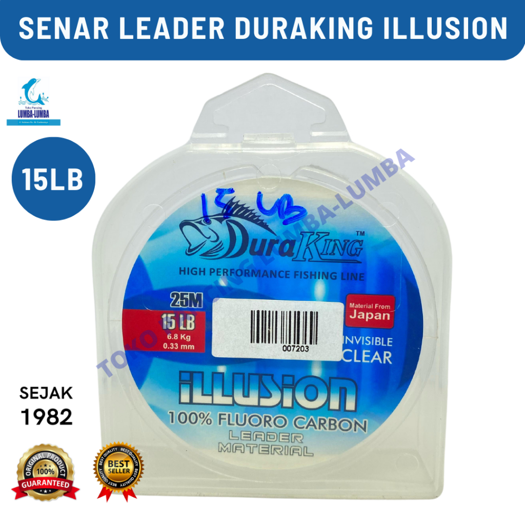 SENAR LEADER DURAKING ILLUSION 25M / SENAR LEADER / SENAR PANCING
