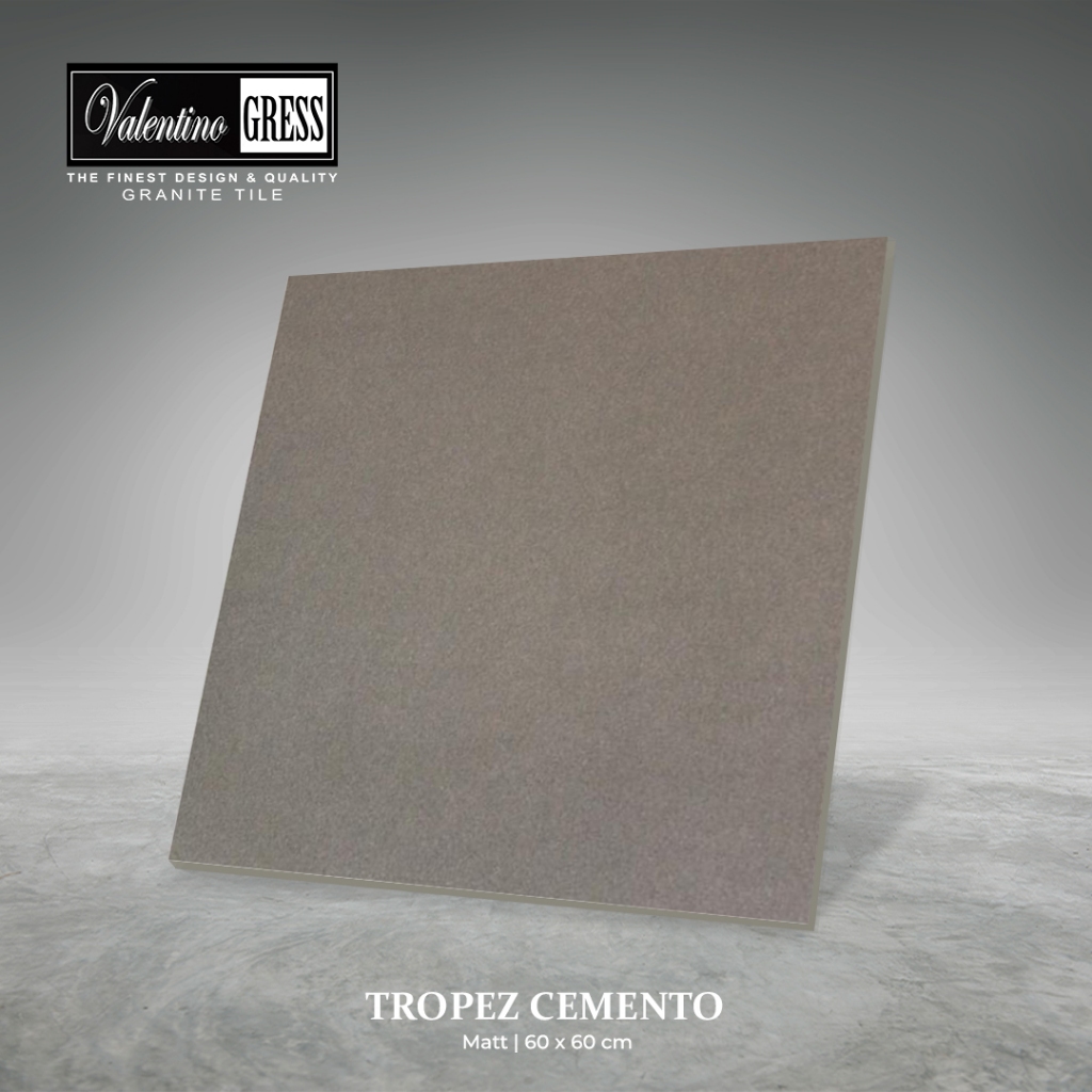 GRANITE VALENTINO GRESS 60X60 CM - TROPEZ CEMENTO