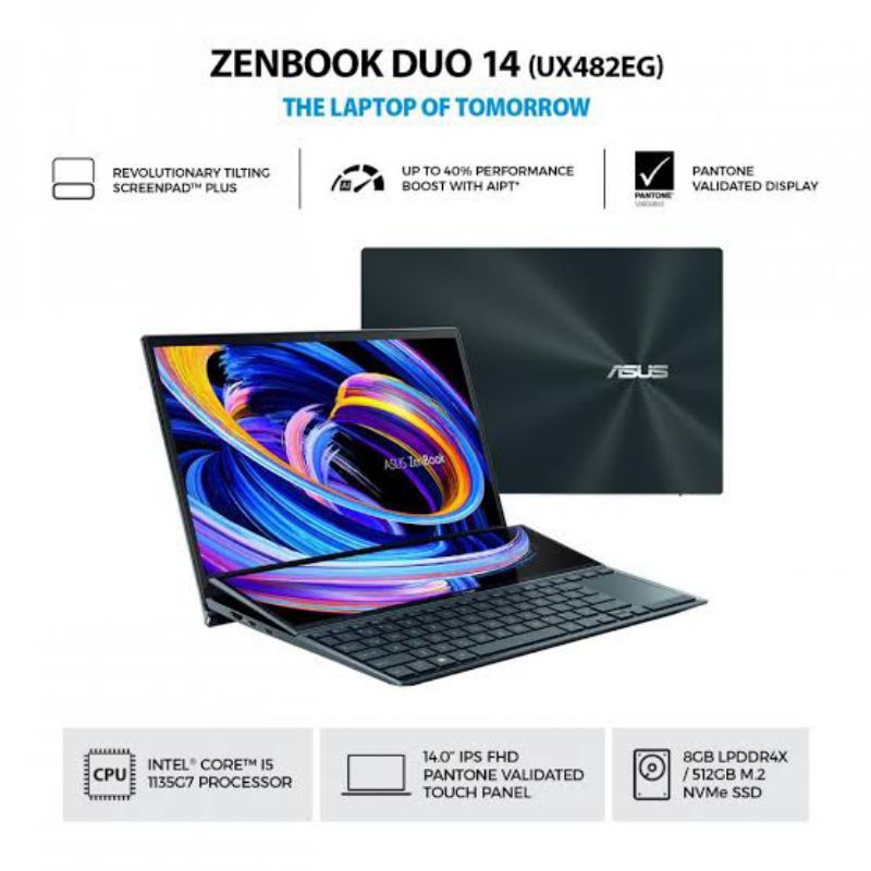 Laptop Asus Zenbook Duo 14 (second new)