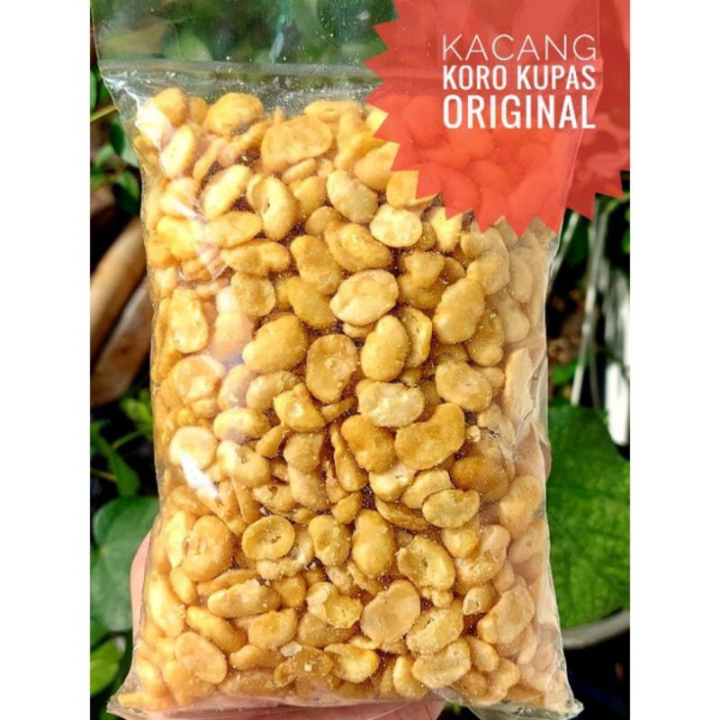 

kacang Koro Kupas Original Sedia Kemasan 100 dan 250gram