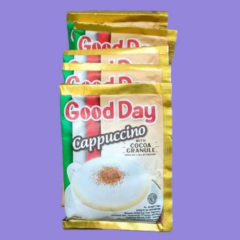 

Good Day Cappucino with Cocoa Granule 10pcs / Good day terbaru / good day renceng / good day murah