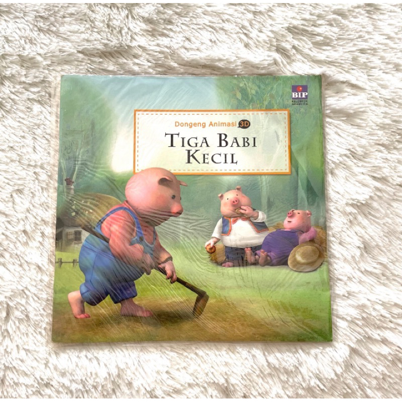 Buku Dongeng Animasi 3D Tiga Babi kecil