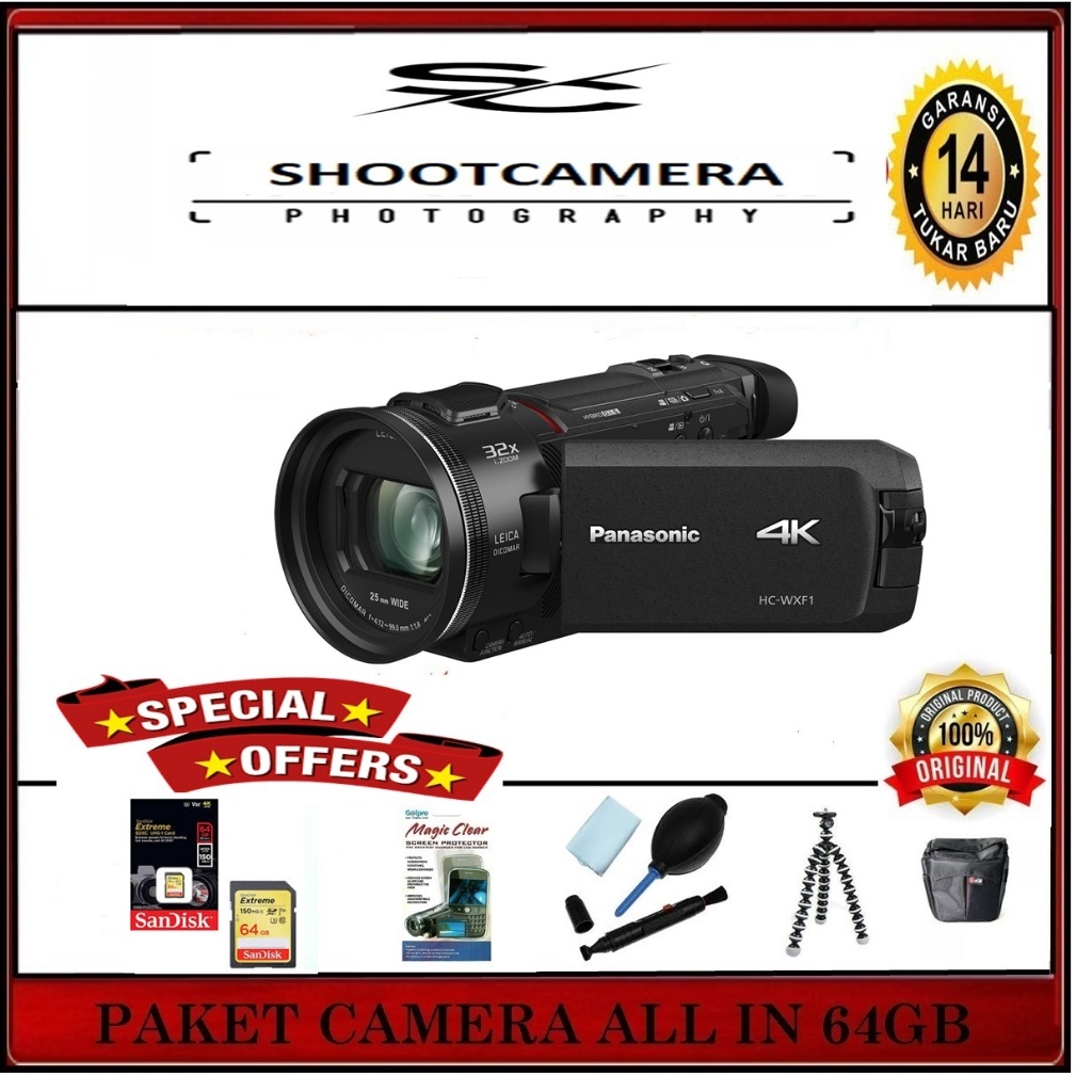 PANASONIC HC WXF1 4K UHD CAMCORDER - HANDYCAM PANASONIC HC-WXF1