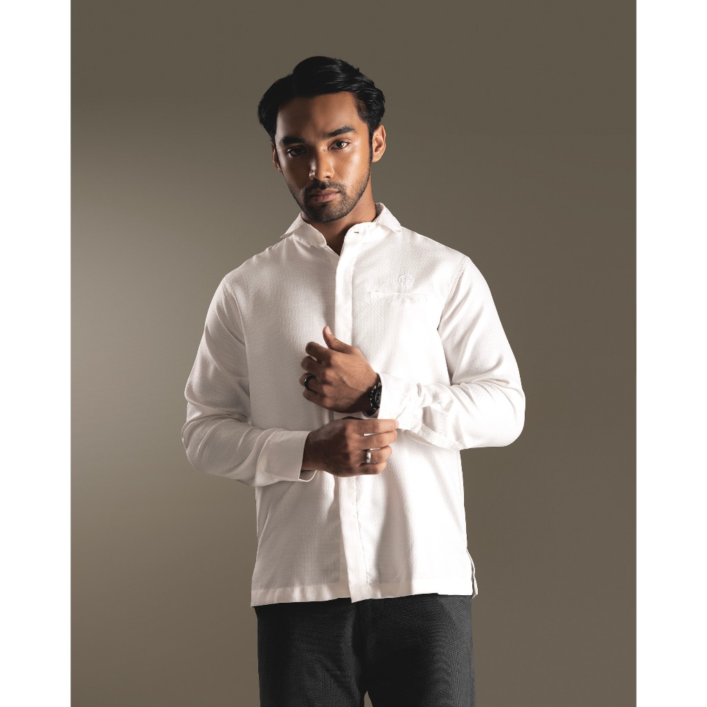 Gerai Hawa - Azhka Kemeja Pria Lengan Panjang Baju Koko Dewasa Daily & Premium