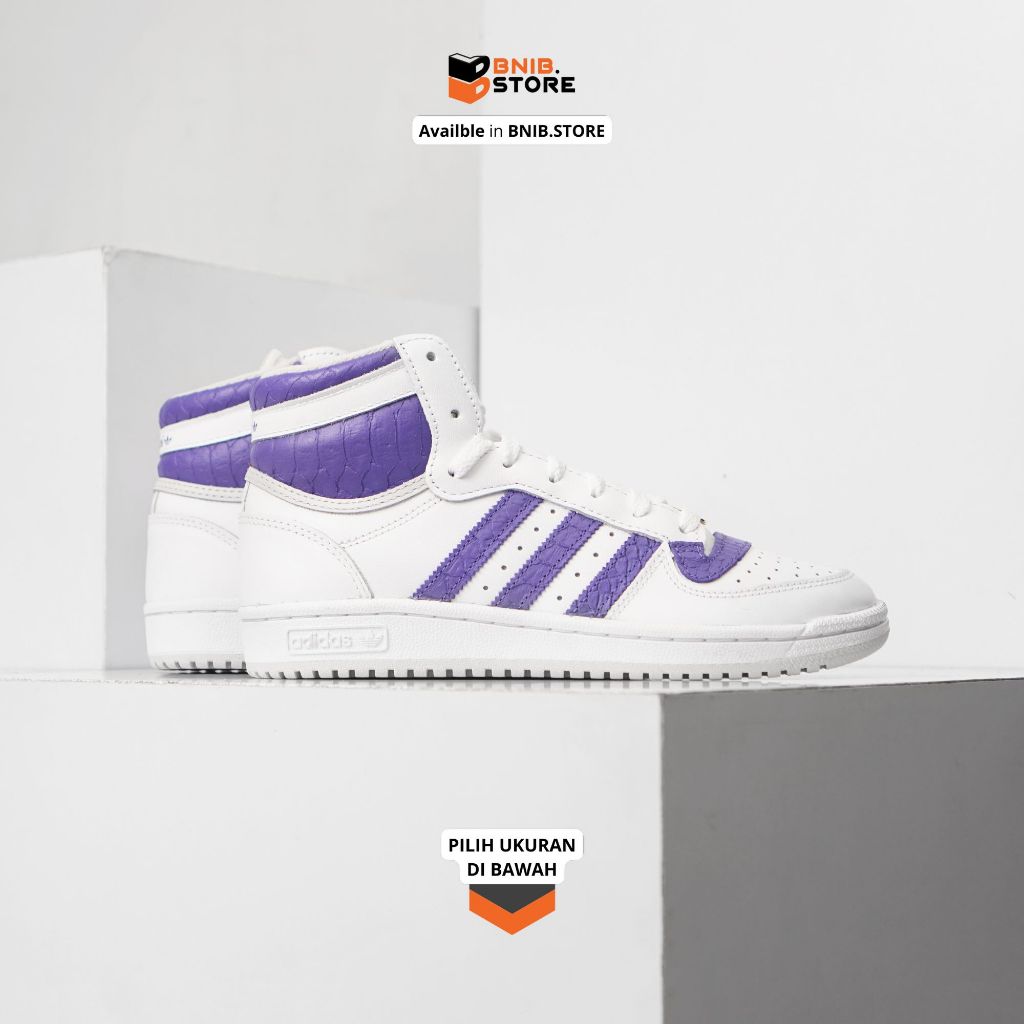 adidas Top Ten RB White Purple [HP9546] Original