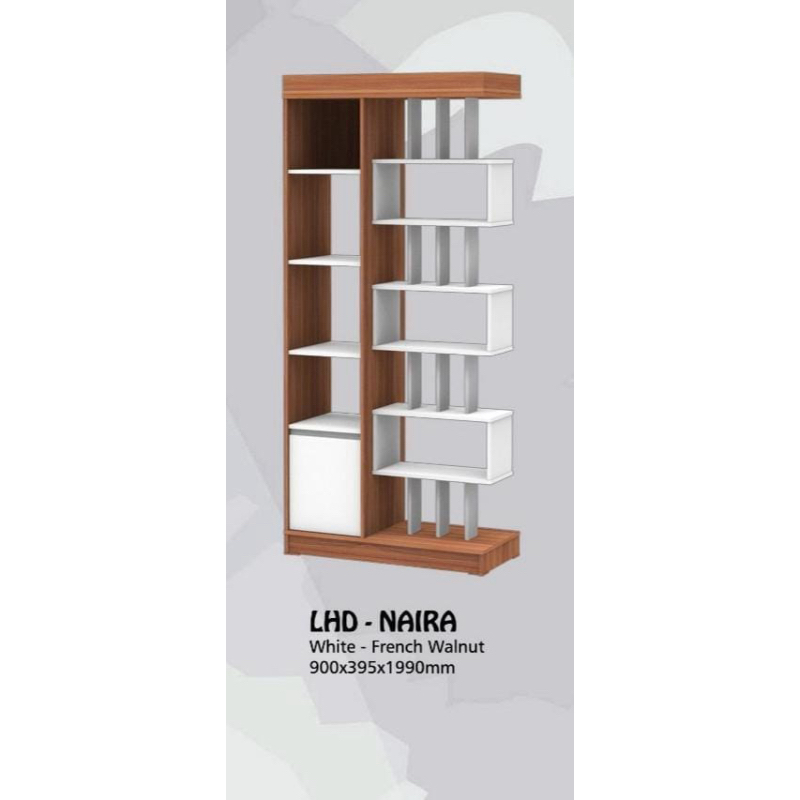 Lemari Sekat | Divider | Penyekat Ruangan minimalis Dua Muka